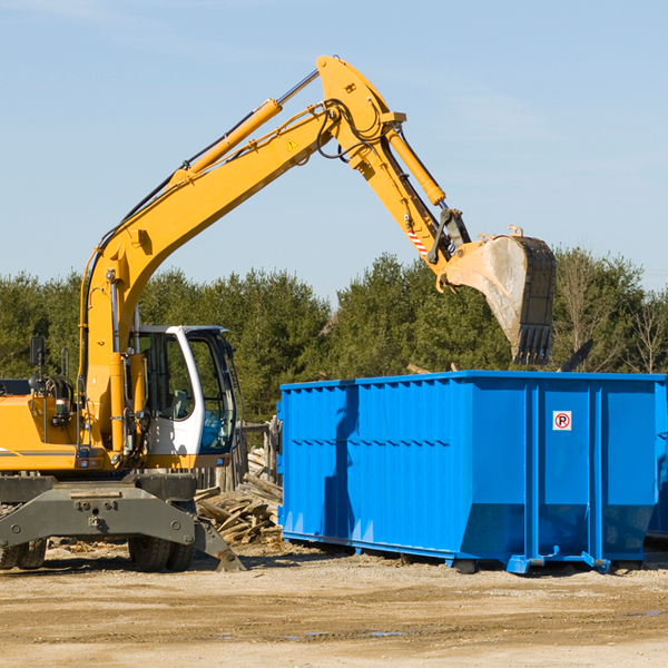 how does a residential dumpster rental service work in Belcher